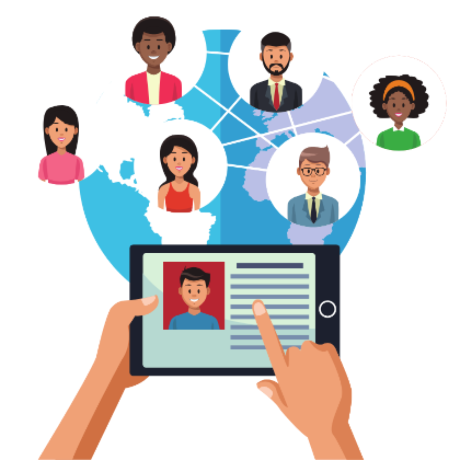 Connect with remote workers worldwide